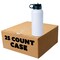 Makerflo 32 oz White Hydro Powder Coated Tumbler Pack of 25 | Craft-Ready for DIY Gifts & Personalization (Laser Engravable, UV DTF, Epoxy, Vinyl) - Not for sublimation and DTF